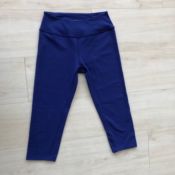 Beyond Yoga Pants - Beyond Yoga blue cropped leggings xs